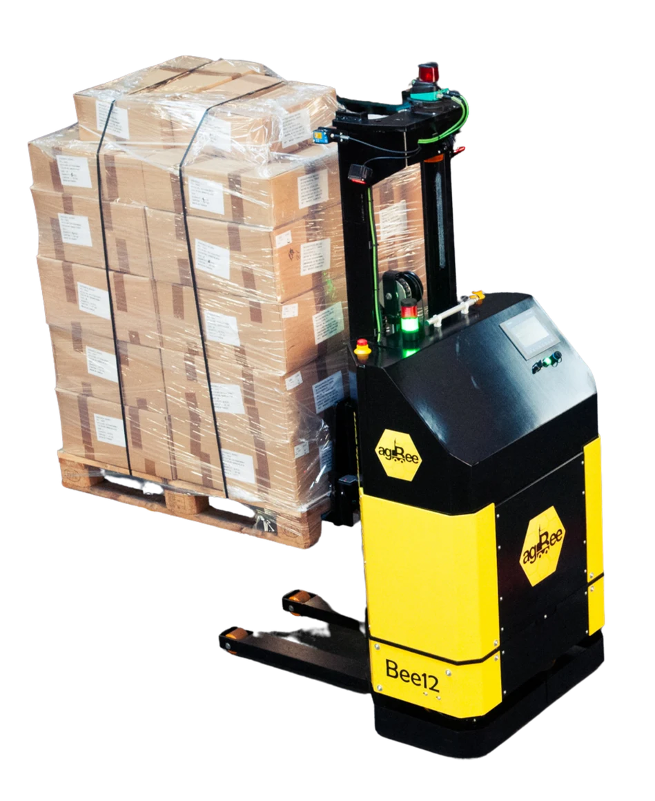 AGBEE BEE12 — stivuitor autonom compact pentru fluxuri de paleți